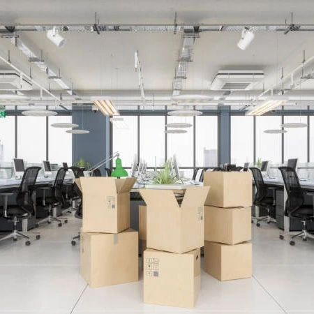 Loading office furniture